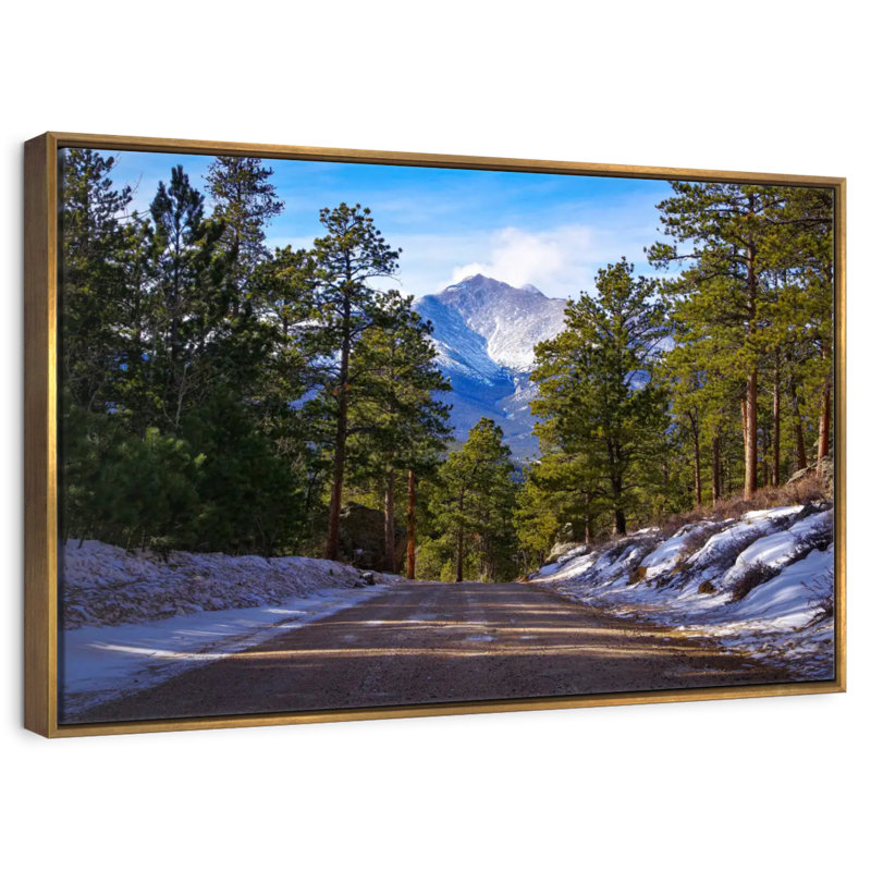 Sentier de randonnée du Colorado, Cadre flottant doré, 13 po x 9 po