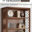 Organisateur de rangement élégant à six niveaux Mid-Century