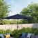 Delaplaine 9' Solid Octagon Market Umbrella with Push-Button Tilt