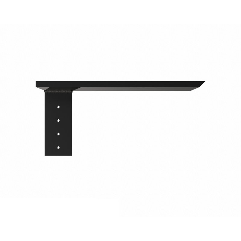  Support standard pour support de comptoir caché The Original ™ - (à droite, acier), H 6,5 po x l 8 po x P 2,5 po