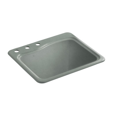River Falls Metal Rectangular Drop-In Bathroom Sink