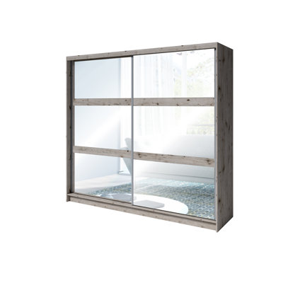 Sargat 2 Door Manufactured Wood Wardrobe