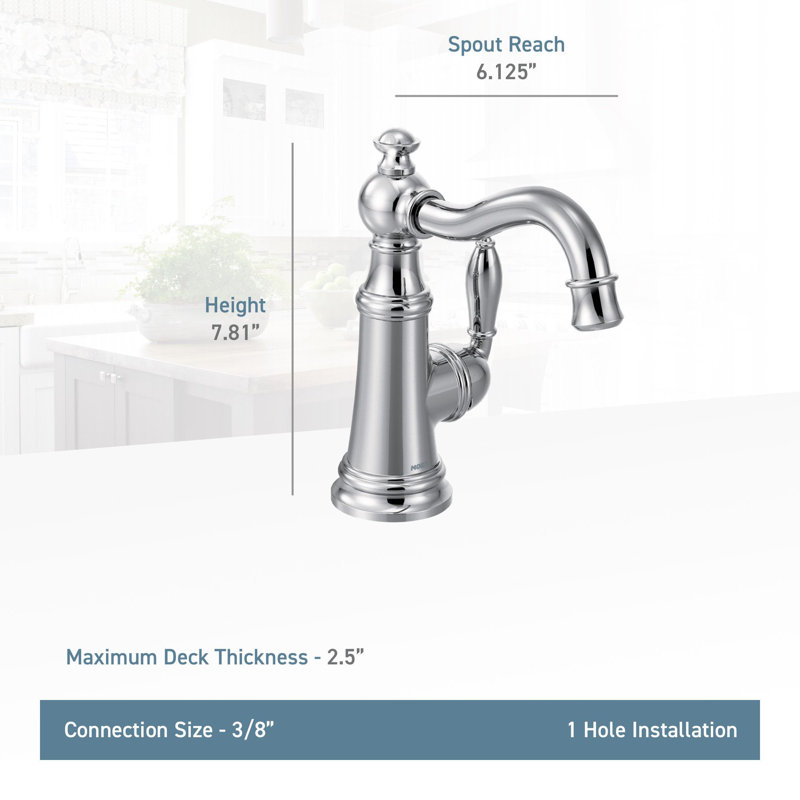 Weymouth Bar Faucet, Matte Black