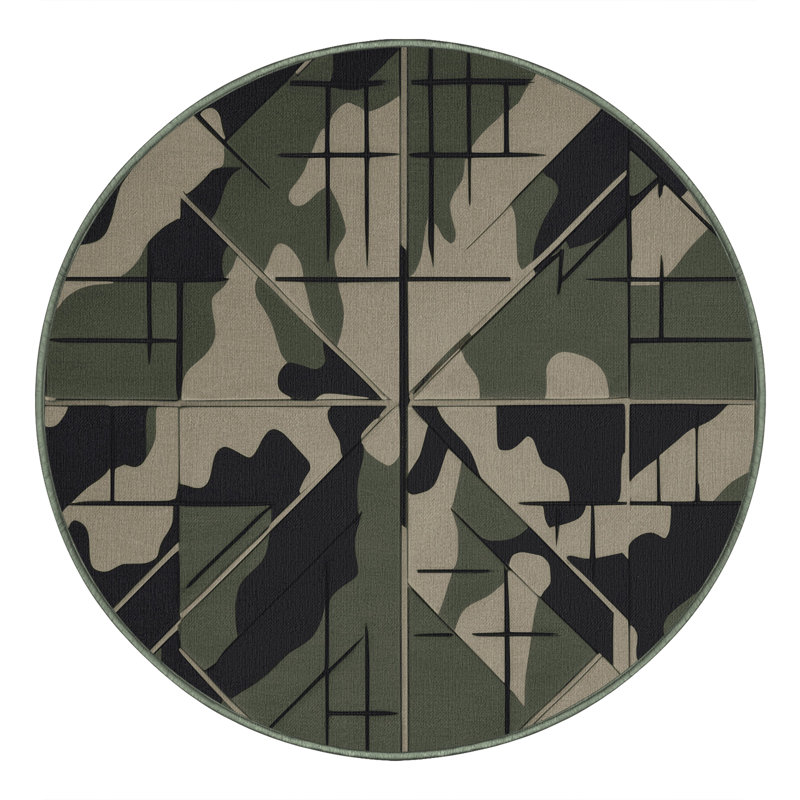 Shadow Flare Rug, Round 8'