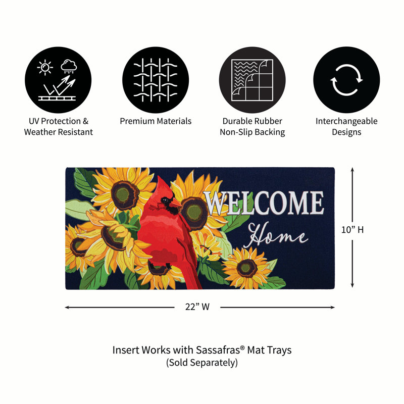 Tapis de tournesol tournesol cardinal Sassafras