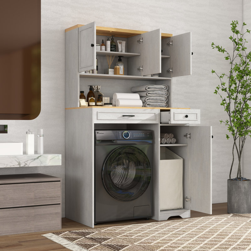 Armoire de rangement pour laveuse et sécheuse l 41,34 po Storage Rangement et rangement pour salle de lavage