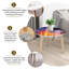 Ensemble de 2 tables basses gigognes Triangle Coastal Sunset