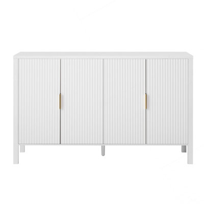 Armoire de rangement 57,5 po Modern Modern Stripe