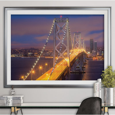 " Nighttime On Bay Bridge "