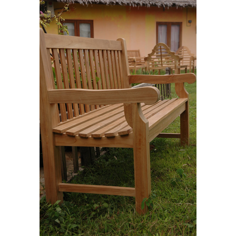 Devonshire Teak Garden Bench, 3