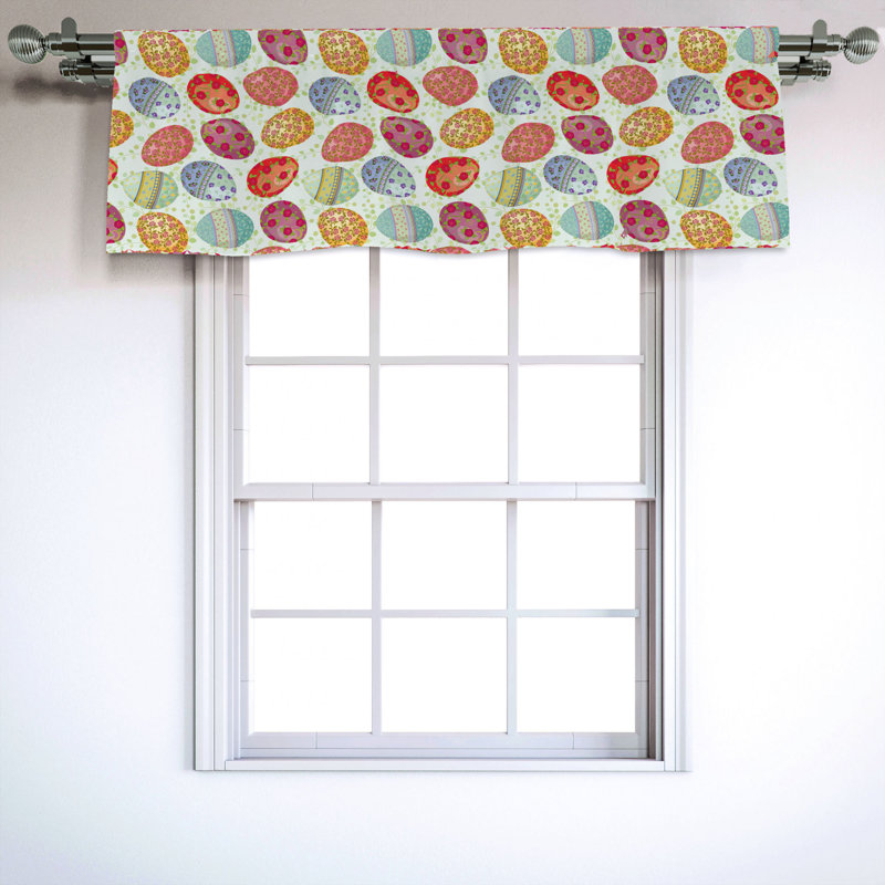 Sateen Ruffled Window Valance