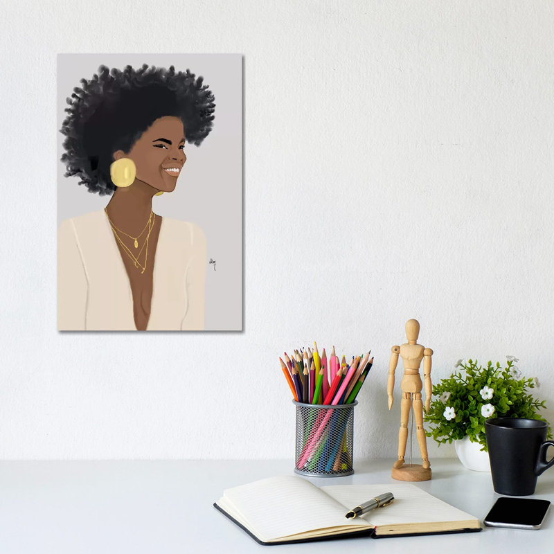 Big Smiley 1 Piece Wall Art on Canvas, 20.32 cm H x 30.48 cm W, Wrapped Canvas