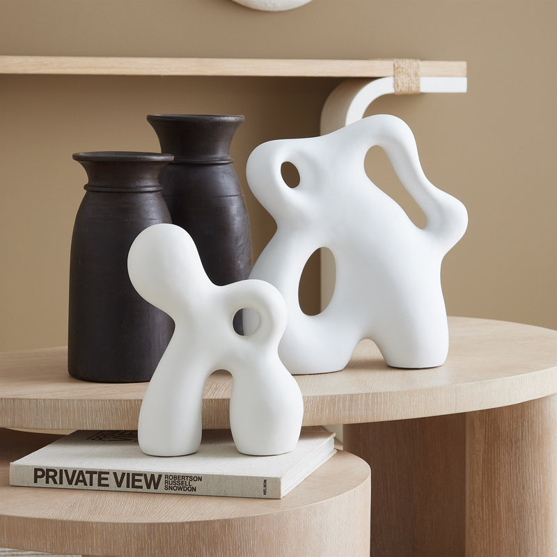 Ronan Sculpture-Matte White-Lg