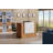 ICON 53" Modern Laminate Reception Desk, Multifunctional Modern Transaction Counter Top