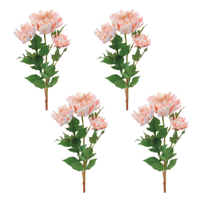 Mum Floral Spray, Light Pink