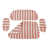 Pink/Red Striped Acrylic selected