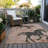 Machine Washable Indoor/Outdoor Cinead ACN1717 Paprika Rug-104848100