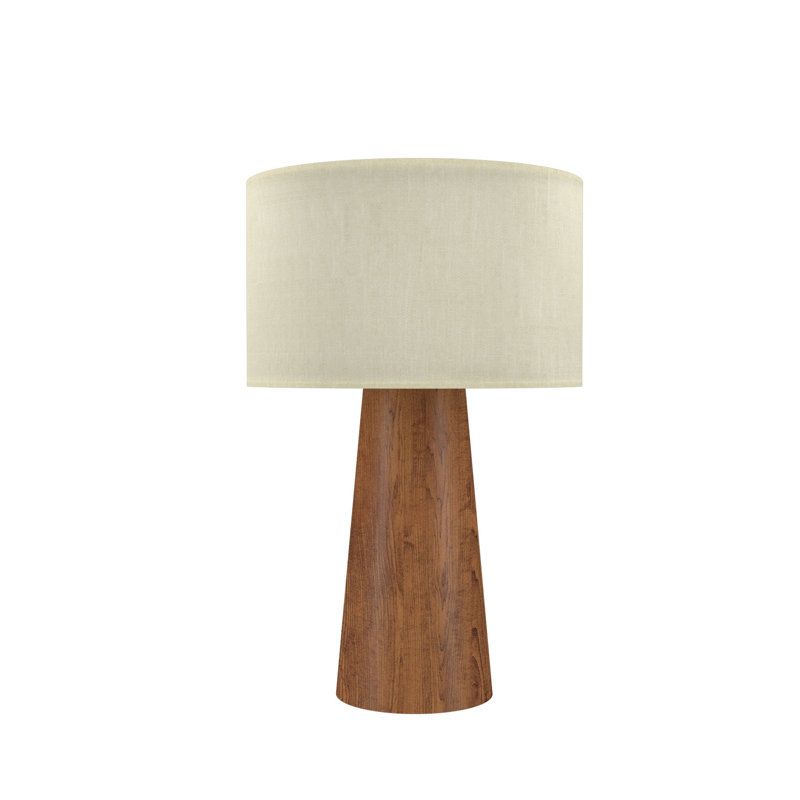 Conical Table Lamp, Imbuia