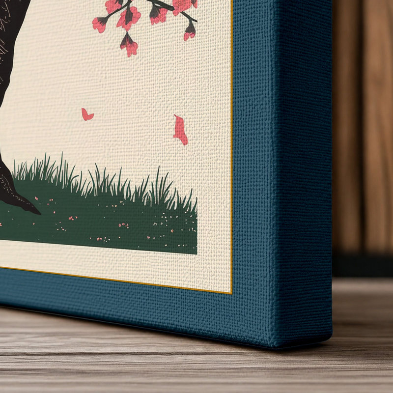 Print, 24x16 - 61.0 x 40.6 cm, Teal Border
