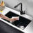 32'' L Double Bowl Quartz Kitchen Sink