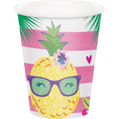 Tasse jetable papier pour ananas