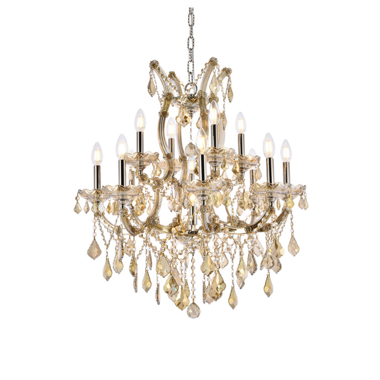 Stockard 13 - Light Candle Style Tiered Chandelier