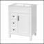Meuble-lavabo à tablette réglable 24 po avec lavabo en céramique-1146250145