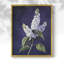 FLORAL Series CCXXXIV  -Premium Framed Print -Ready to Hang - No Nails Required