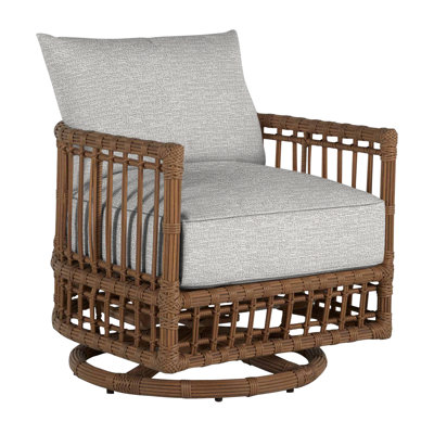 Newport Swivel Patio Chair with Cushions