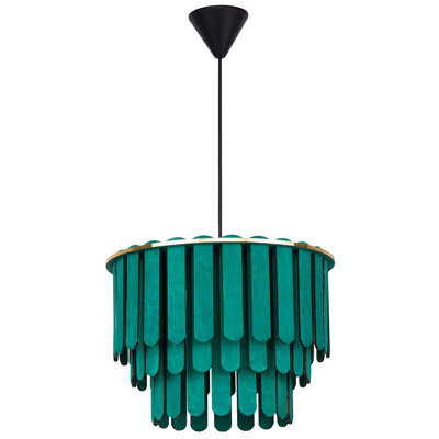 1 - Light Black Unique/Statement Pendant