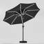 Aisya 3m Traditional Parasol with LED Light-800186013