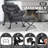 Lazy Chair With Folding Ottoman,Thick Padded Modern Accent Armchair,Upholstered Leisure Sofa Chair With Armrest,Reading Chair With Footstool For Bedroom,Living Room-1588520171
