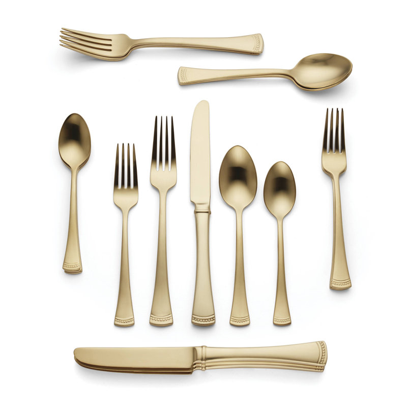 Lenox Portola 20-Piece Flatware Set, Gold