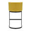 Adelaid Upholstered Counter Stool with Metal Frame-1199951143