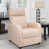 Beige Faux Leather