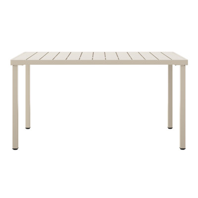 59"×35.4" Outdoor Metal Rectangular Dining Table