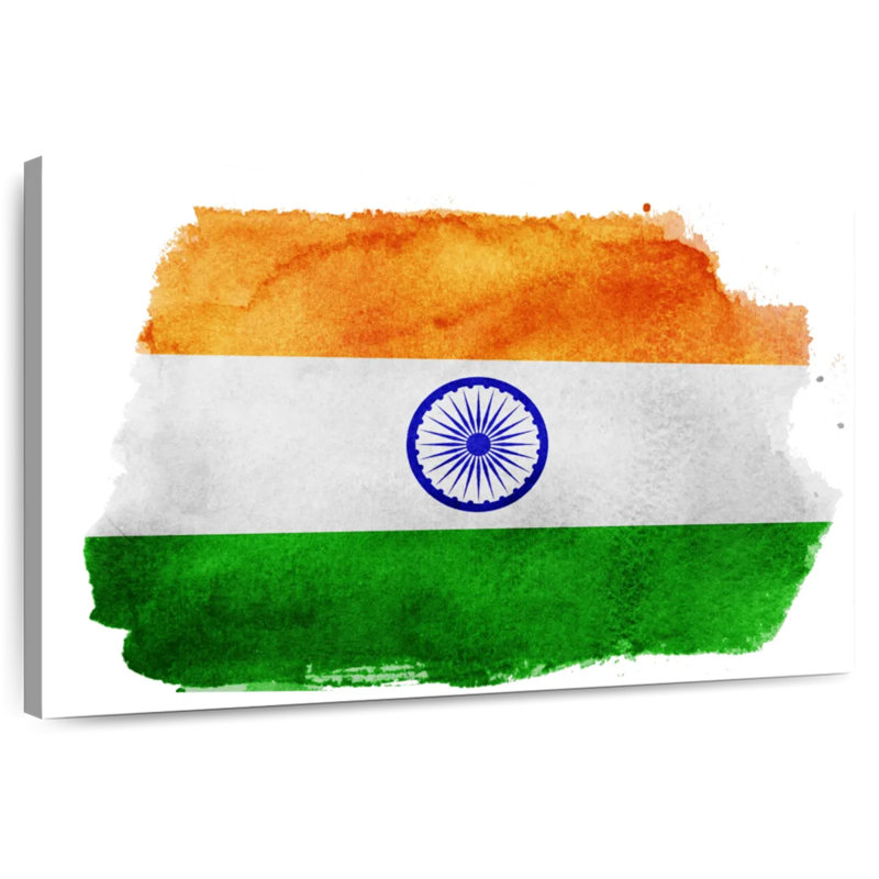 Borges India Flag, 24" H x 36" W