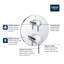Robinet de douche à pression équilibrée avec valve brute Timeless-87378839