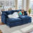 Chenille Modular Sleeper Sofa | Cloud Style Convertible Sectional Couch, Soft Fabric, Modern Living Room Furniture-1557527484
