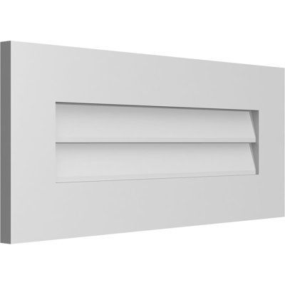 Vent à pignon rectangulaire en uréthane non-fonctionnel