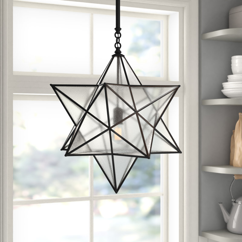Luminaire étoile suspendu 1 lumière