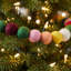 Hand-Felted Wool Christmas Ball Ornament