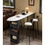 Comptoir de style Mid-Century en granit avec table de bar avec rangement-1335379219