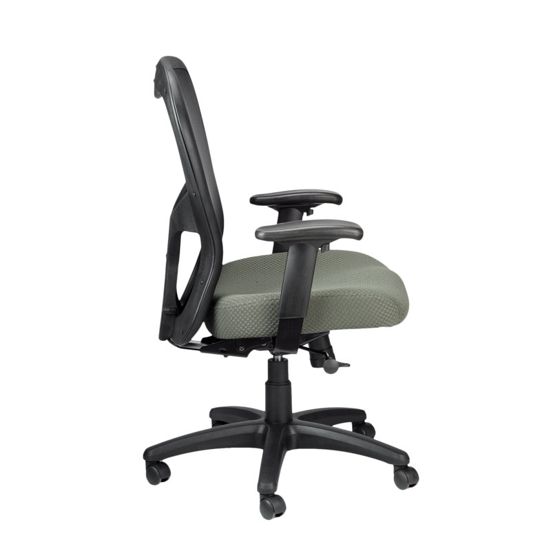 Tempur-Pedic TP9000C Mesh Swivel Task Chair with Tempur Material, Cooling Gel Layer, Adjustable Armrests, and Lumbar Support