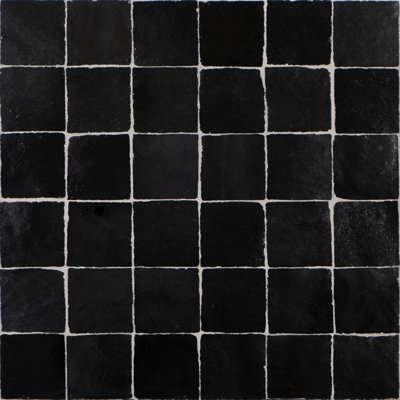 Zellige 12 in. x 12 in. Grid Honed Tile