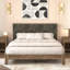 Tevrat Queen Platform Bed with Headboard