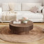Table basse Timeshia, table basse moderne, table basse en bois, table basse ronde avec rangement-106340848-111202278