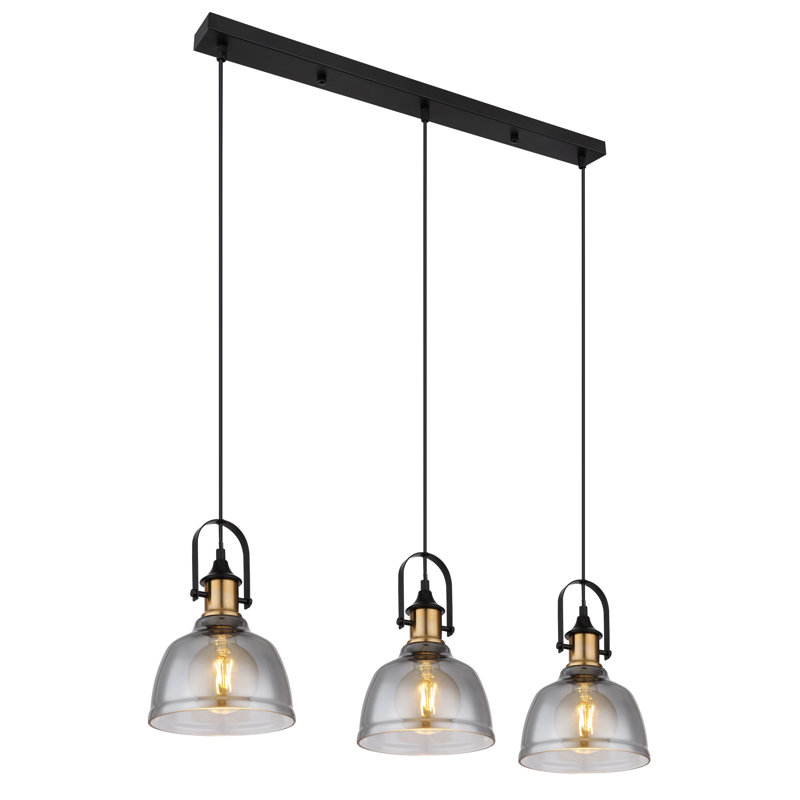 3 - Light Matte Black Pendant