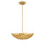 Lustre 5 lumières feuille d'or Eclectic-1472353006-1472353007