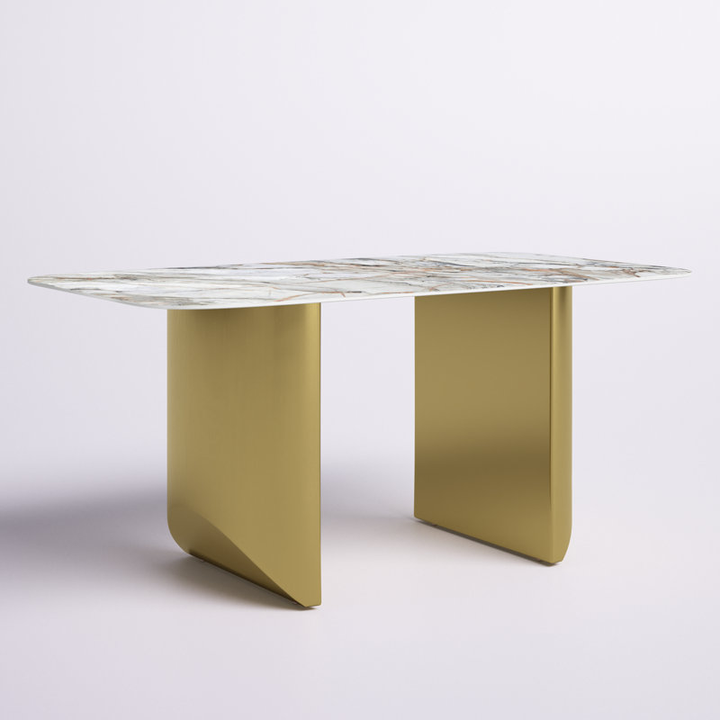 Mumbai 63'' Sintered Stone Dining Table